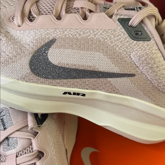 Nike Women's Light Pink and Gray Sneakers - Picture 3 of 5